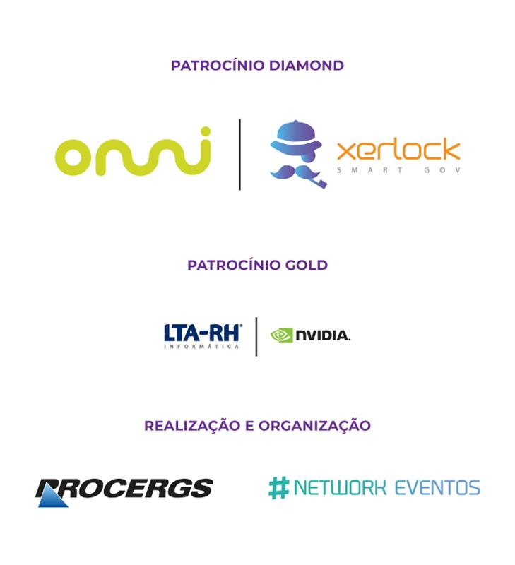 Lista de patrocinadores do Evento.